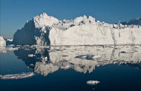 Glaciares en Groenlandia.