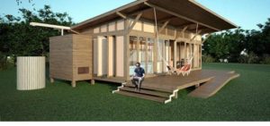 Se oficializó el convenio para financiar viviendas de madera sustentable