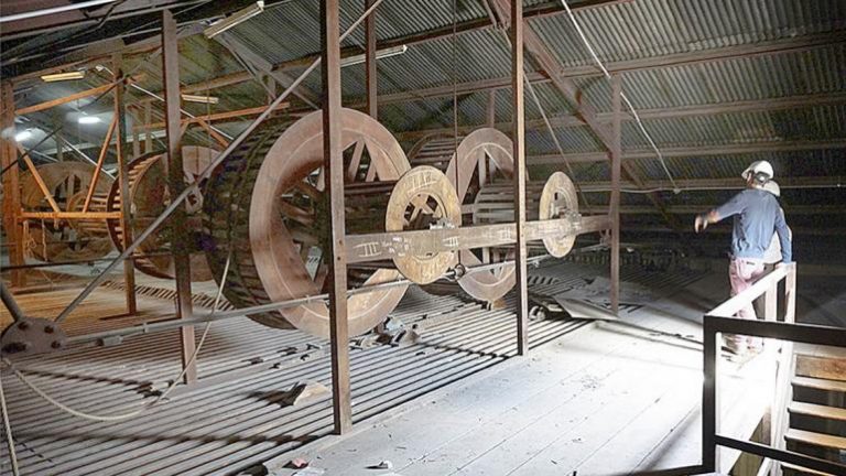 Córdoba: minuciosa restauración del Teatro del Libertador San Martín para conservar la histórica maquinaria escénica de madera