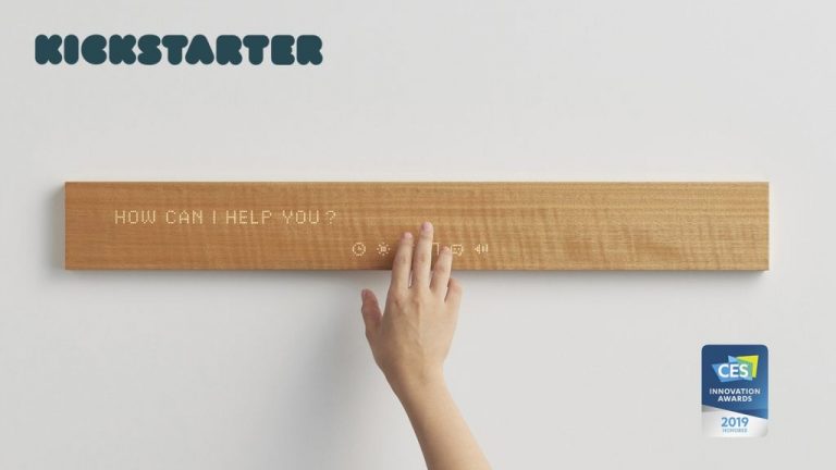 La feria norteamericana CES 2019 exhibió innovación con madera con el lanzamiento de MIU, un «listón  inteligente»