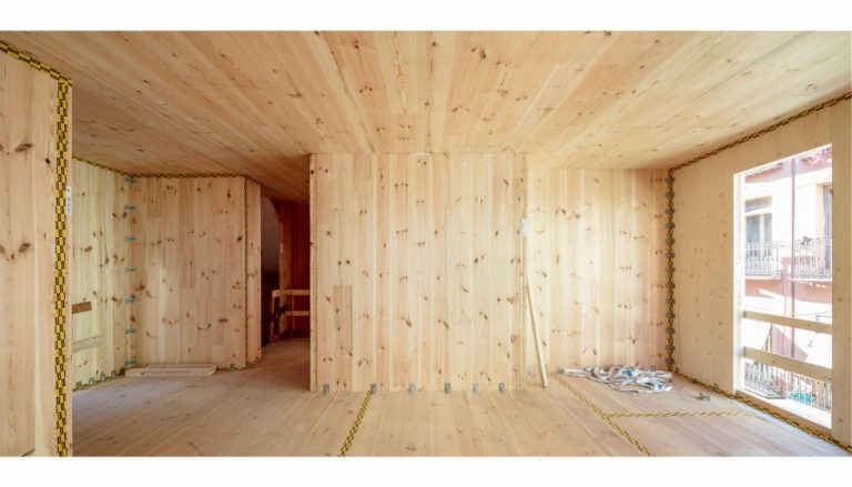 Madrid contará con un nuevo edificio construido con un sistema  estructural enteramente de madera