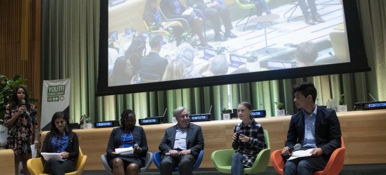 António Guterres recibió en la ONU a los jóvenes líderes sobre Acción Climática: «Mi generación les ha fallado»