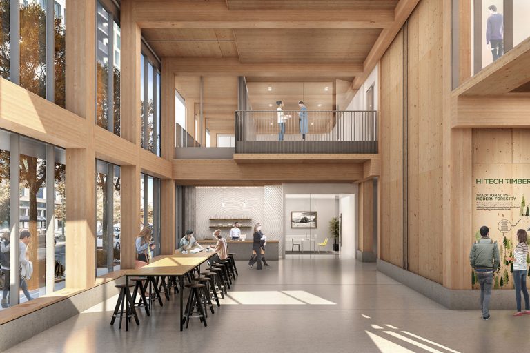 La madera, uno de los materiales predilecto para la construcción de edificios