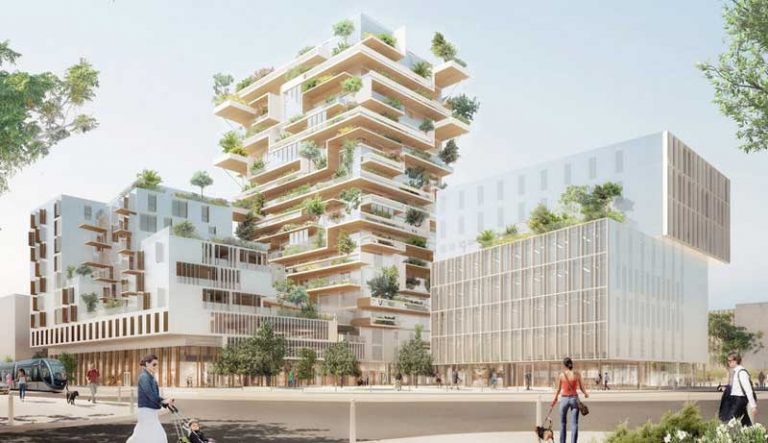 Los nuevos edificios públicos franceses deberán construirse al menos en un 50% de madera desde 2022
