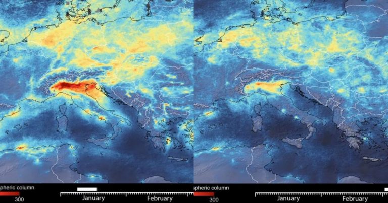 Coronavirus: las emisiones de gases contaminantes caen a niveles históricos tras la reducción de la producción industrial y el transporte en el mundo
