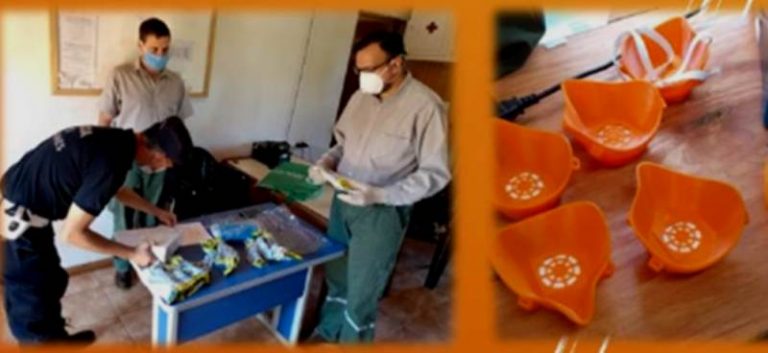 Coronavirus: a un mes de la cuarentena, Arauco colaboró con la entrega de 1000 kits sanitarios a hospitales de localidades del norte del Misiones