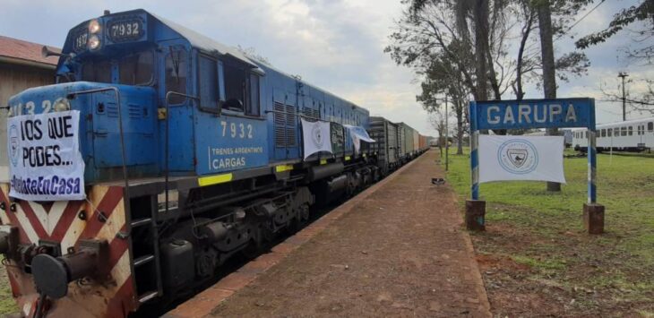 Reactivan el transporte de ferrocarril de carga desde Misiones a Buenos Aires, con una primera carga de 20 vagones con pasta celulósica de Arauco Argentina
