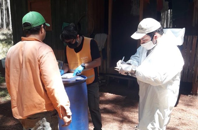 Misiones: RENATRE fiscalizó un establecimiento forestal de Montecarlo y detectó 4 trabajadores no registrados y en condiciones laborales precarizadas