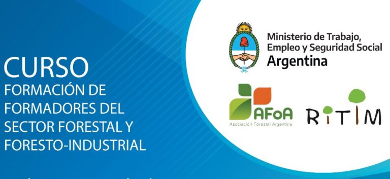 Últimos días para la inscripción al “Curso Formación de Formadores del sector forestal y foresto industrial”