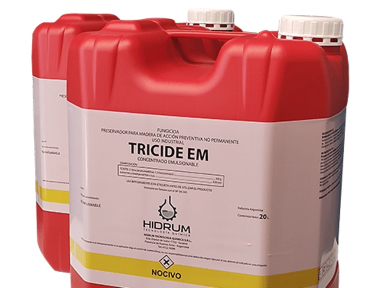 Hidrum Tecnología Química lanzó al mercado Tricide® EM, un fungicida especialmente destinado a proteger la madera recién aserrada