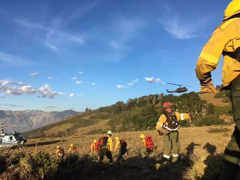 Río Negro: a tres semanas de originado el incendio que arrasó con más 8 mil hectáreas de bosques, lograron contener el fuego en El Bolsón