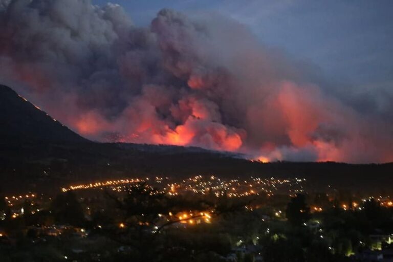Río Negro y Chubut están en llamas por incendios forestales fuera de control