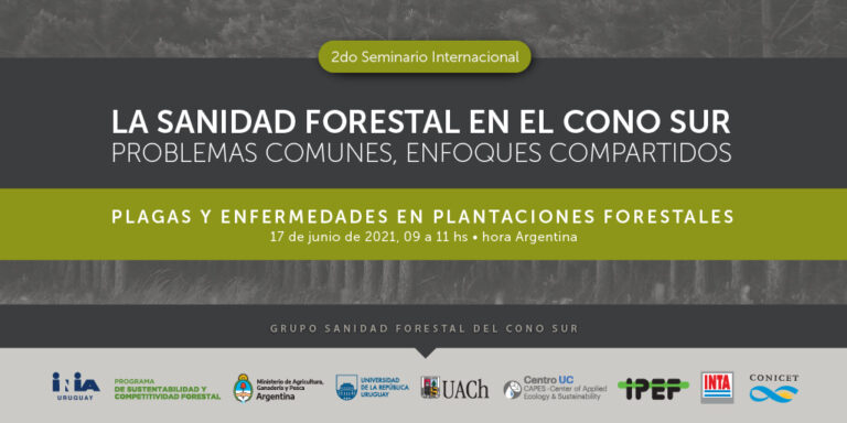 Agenda Virtual: INTA organiza el II Seminario Internacional sobre «Sanidad Forestal en el Cono Sur»