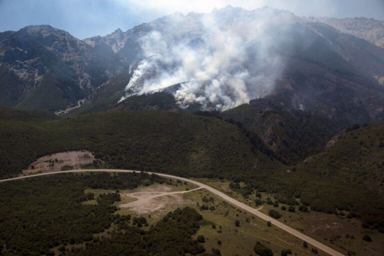 Patagonia en llamas: desastre ambiental por los incendios forestales activos hace más de 40 días en la zona de Lago Martin y Lago Steffen