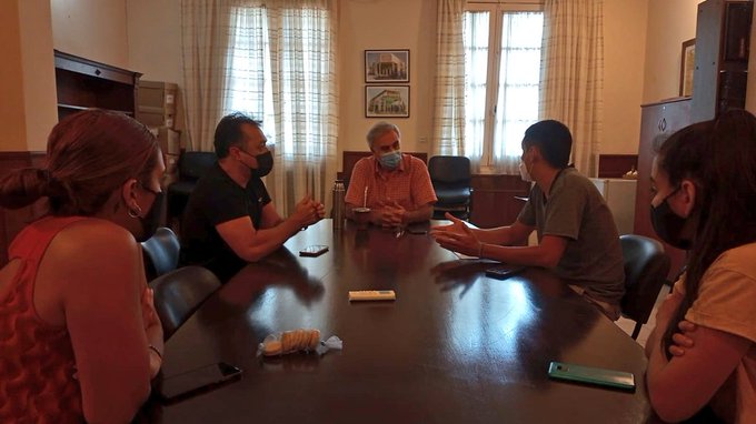 Corrientes: Anselmo recibió a jóvenes representantes del movimiento ambiental y ciudadano contra el Cambio Climático