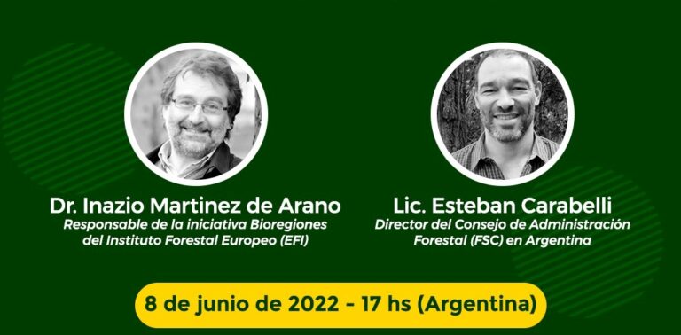 Agenda Virtual | El 8 de junio dictarán un conversatorio sobre bioeconomía forestal con especialistas del Instituto Forestal Europeo y FSC