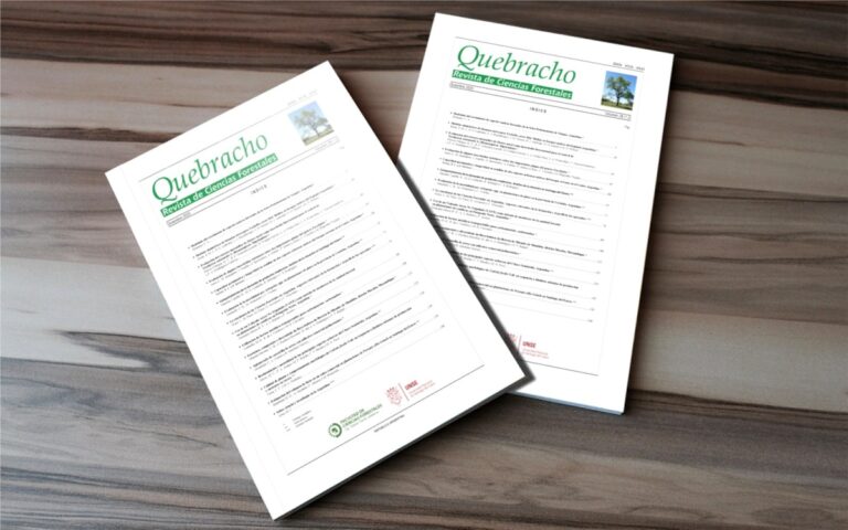Quebracho, la primera revista científica argentina de las Ciencias Forestales ya lleva 30 años de publicación ininterrumpida
