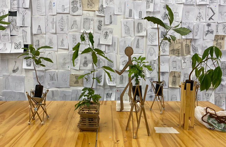 La IX edición del Madera]+[ fue la inspiración de estudiantes para desarrollar prototipos de contenedores de plantas nativas a exhibirse en la Expo Puro Diseño