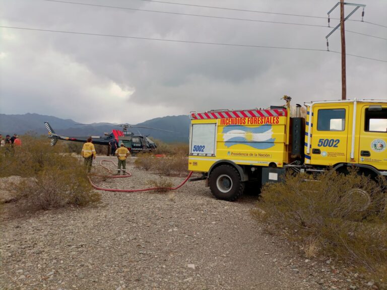 Mendoza en alerta extrema | Brigadistas combaten un incendio forestal en Villavicencio y autoridades ambientales advierten que se aplicarán multas millonarias