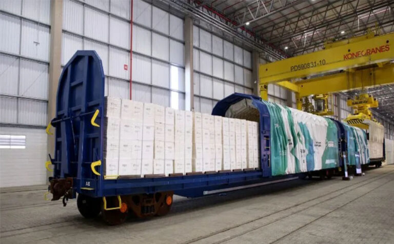 Eldorado Brasil Celulosa planea construir la línea ferroviaria Três Lagoas-Porto de Santos