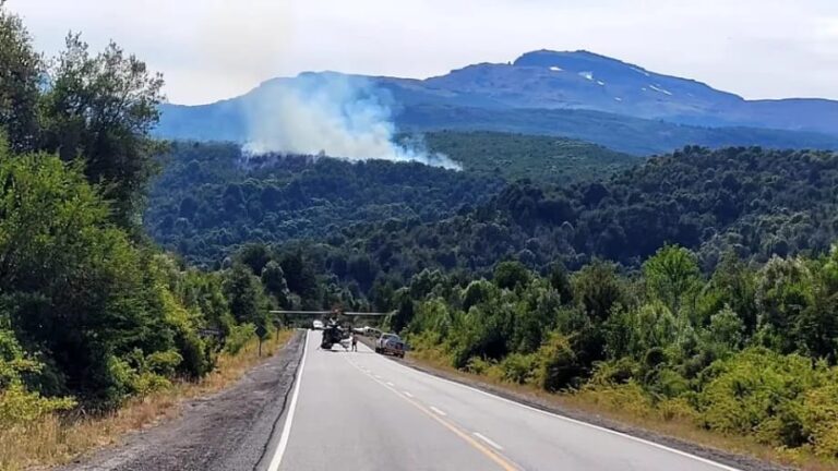 Chubut | Por un incendio forestal fuera de control en el PN Los Alerces emitieron un alerta para transitar con precaución en la zona