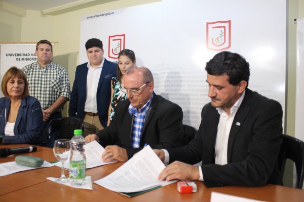 Misiones | La FCF y la Municipalidad de Eldorado firmaron un convenio de colaboración académica, científica y tecnológica