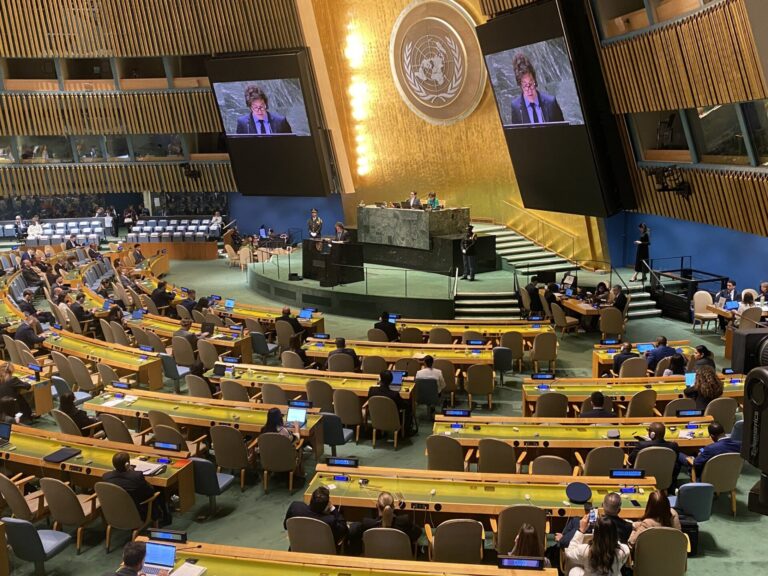 Javier Milei, en su primera participación en la Asamblea de la ONU, confirmó que Argentina no adhiere al Pacto del Futuro: “La Agenda 2030 ha fracasado”
