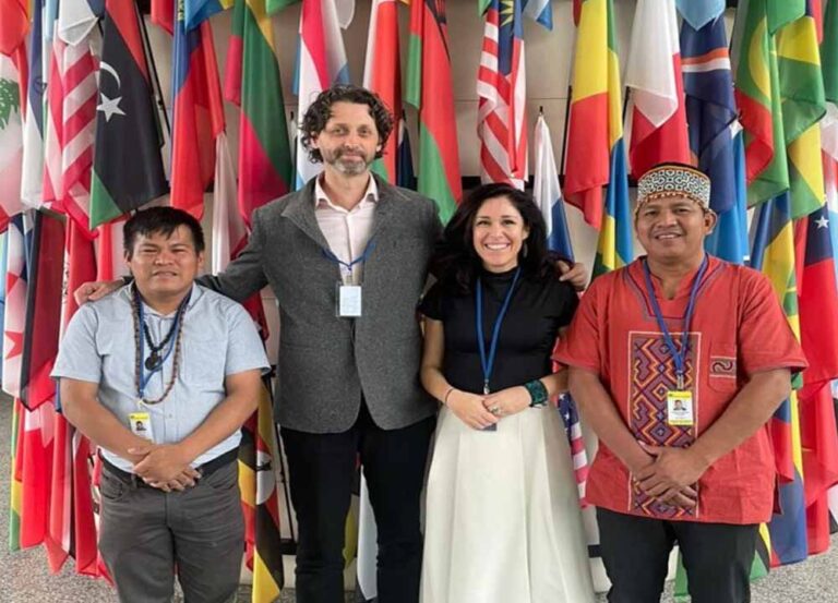 Líderes indígenas de la Amazonía peruana participaron por primera vez en la Conferencia de las Partes sobre crimen organizado transnacional en Austria