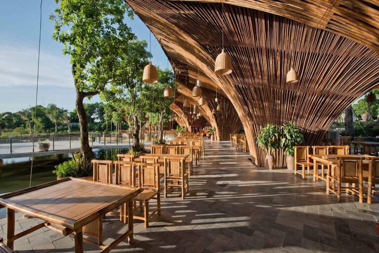 Redescubriendo el bambú: un restaurante en Vietnam combina arquitectura sostenible y cultura local
