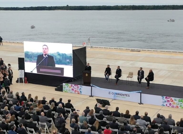 Corrientes | Se inauguró el Puerto de Ituzaingó y se integra como nodo estratégico del corredor bioceánico del Mercosur