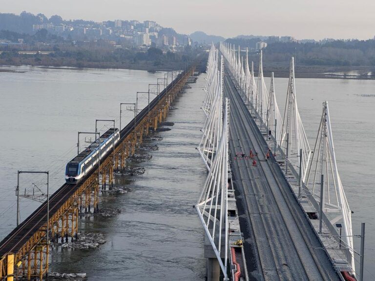 Nuevo puente ferroviario para la logística forestal en el sur de Chile fortalecerá la cadena logística regional
