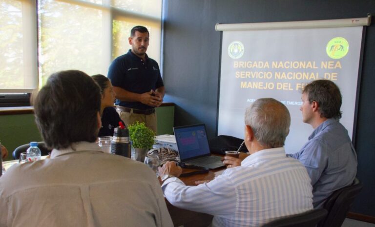 Misiones | Con nuevas autoridades de la Brigada Nacional NEA definieron acciones en red para prevención y combate de incendios en la provincia