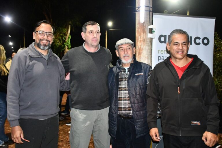 Misiones | Habilitan las primeras 50 luminarias LED en un estratégico y postergado acceso vecinal en Puerto Esperanza