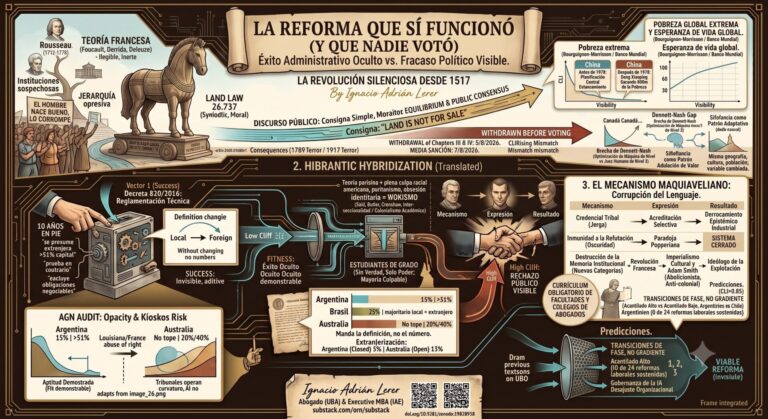 Ley de tierras | La reforma que sí funcionó no la votó nadie