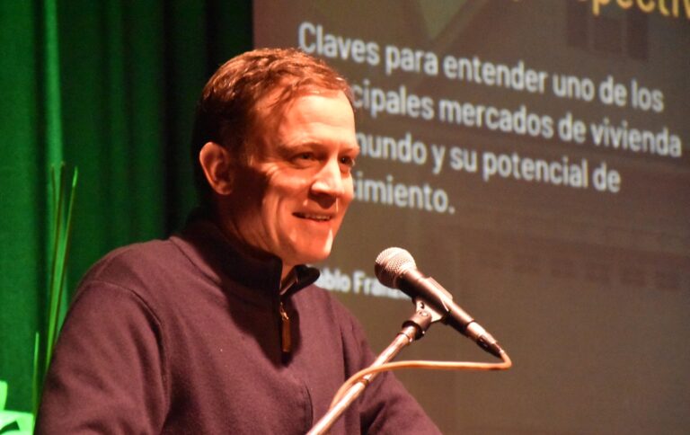 «EE.UU. es la NBA de la construcción con madera: la oportunidad de ganar este mercado está en ser competitivos, eficientes y confiables», dijo Pablo Franzini, CEO de Arauco Argentina