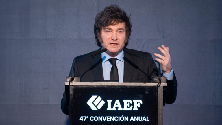 Convención del IAEF en Puerto Iguazú | El presidente Milei advirtió que va “redoblar” el ajuste hasta vencer la inflación